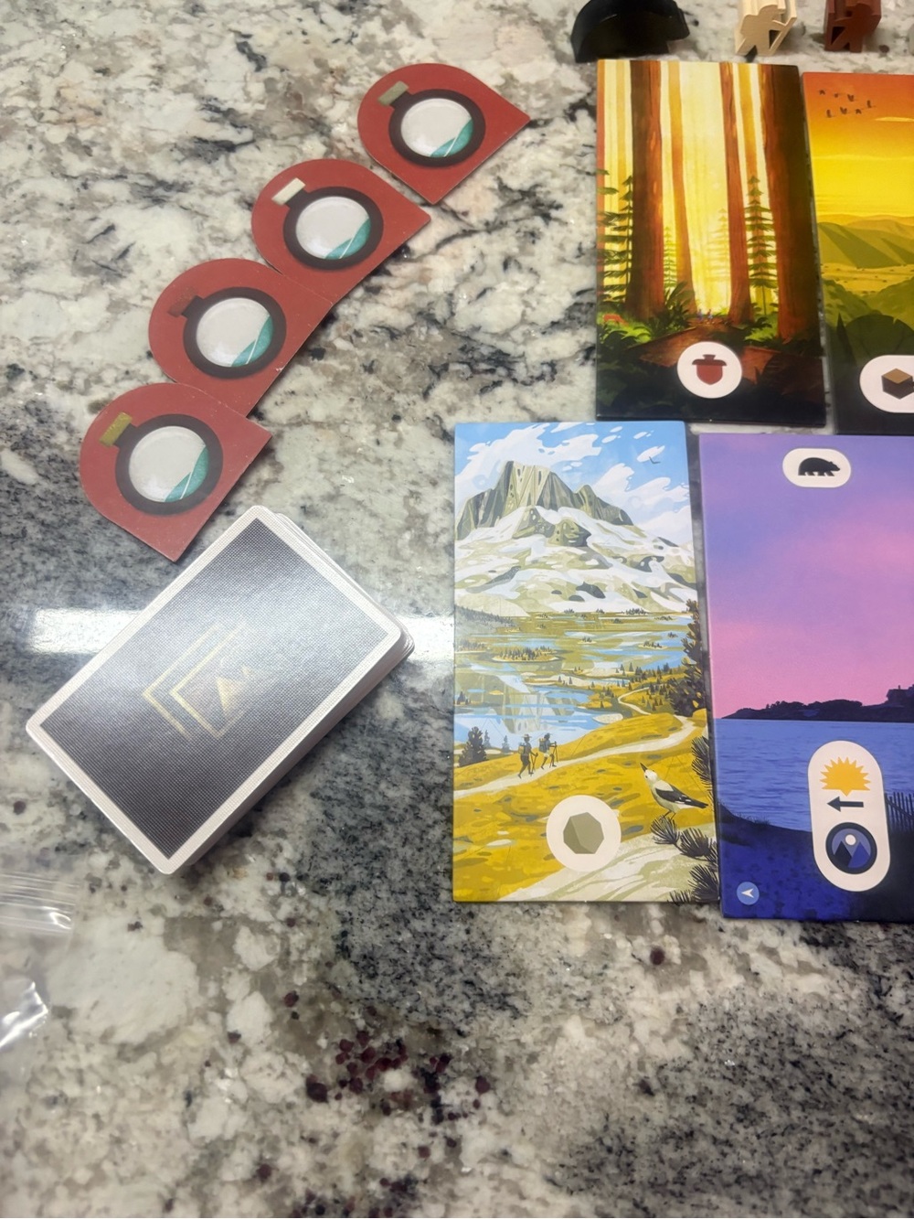 T Trails National Parks Strategy Card Game Complete Keymaster Games Ages 10+ - Picture 3 of 10